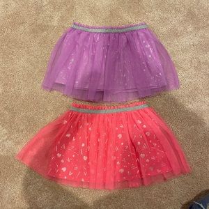 2 Mesh Skirt Skorts